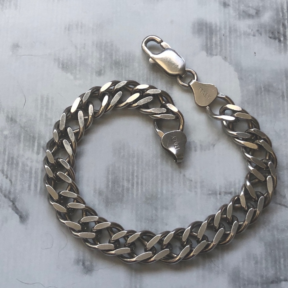Silver bracelet 925 Italy